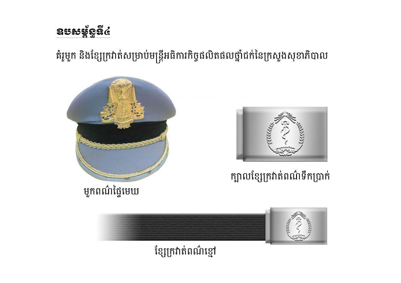Hat and belt for tobacco inspector